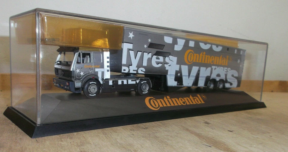 B&S MB Sk Autoarticolato " Continental Copertoni " -extrem Raro- Con Unverb. - Immagine 1 di 1