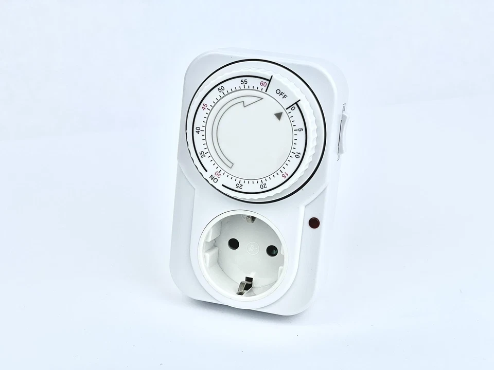 Countdown Zeitschaltuhr 60 min Schaltuhr 230V 3500W Steckdose Timer mechanisch - Bild 1 von 4