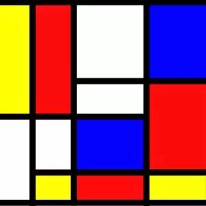 Azulejo de cerámica vintage azul europeo Delft Art Noveau Mondrian - Imagen 1 de 1