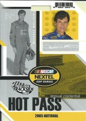 Michael Waltrip Collectible Card - 2005 PRESS PASS Trackside 18/27 - Image 1 of 2