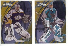 2002-03 ITG BAP SIGNATURE GOLD AUTO MIKE DUNHAM #5 Be A Player Predators