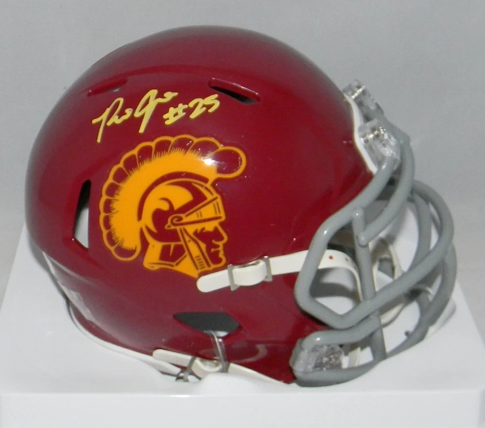 RONALD JONES II SIGNED AUTOGRAPHED USC TROJANS SPEED MINI HELMET JSA - Image 1 of 1