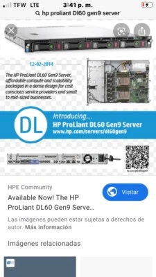 HP ProLiant DL60 Gen9 Xeon E5-2620 @ 2.4GHZ. - Image 1 of 4