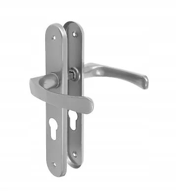 Türdrücker 60mm 72mm 90mm Türgriff PZ Türbeschlag Drückergarnitur Türklinke GRAU - Bild 1 von 4