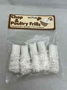25 faldas decorativas Hoan Chop para aves de corral elegancia gourmet vintage 1984 - Imagen 1 de 4