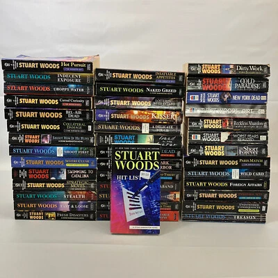41 Stuart Woods Novels Lot Various GOOD MMPB  Volumes Stone Barrington Series Foto 1 de 4