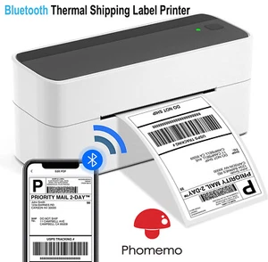 MUNBYN Bluetooth Thermal Label Printer 4x6 Shipping Label Printer for USPS FedEx - Picture 1 of 6