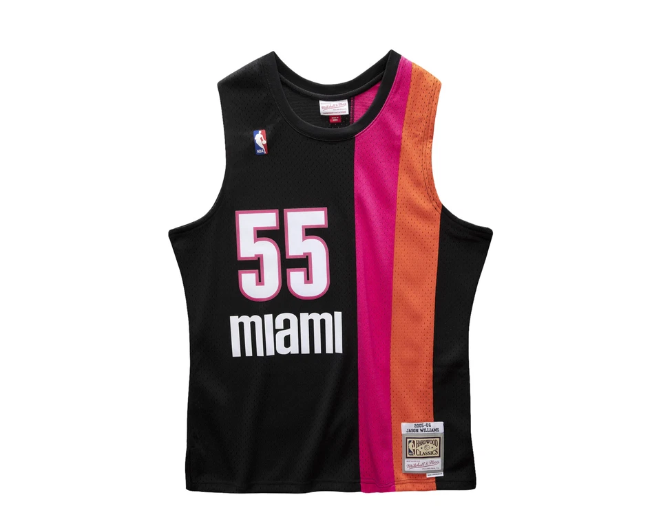 Camiseta negra Mitchell & Ness NBA Swingman Miami Heat 05-06 Jason Williams Foto 1 de 1