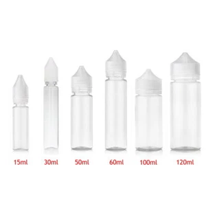 Liquidflaschen Weiß Leerflasche Tropfflaschen Dropper 15/30/50/60/100/120ml PET - Bild 1 von 1