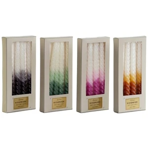 Candle Set DKD Home Decor Bicoloured 2 x 2 x 25 cm 2 x 2 x 20 cm 4 Pieces [4 - Picture 1 of 4