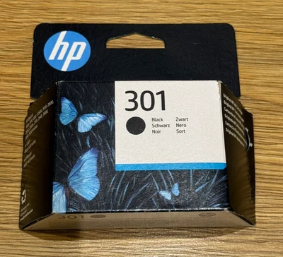 Genuine Original OEM HP 301 Black Printer Ink Cartridge CH561EE 2026 - Image 1 of 2