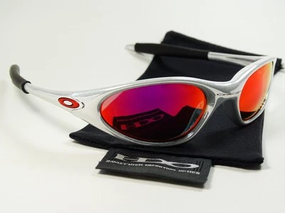 Oakley Minute White Chrome Red Sonnenbrille Penny Splice Straight Jacket Eye Why - Bild 1 von 4