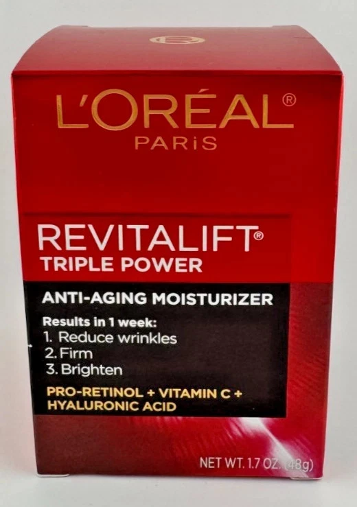 L'Oréal Revitalift Triple Power Deep Active Moisturizer 1.7 Oz 48 G