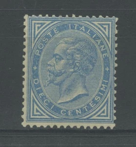 KÖNIGREICH 1877 10C. BLAU 2 * ZERT. - Bild 1 von 1