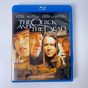 Quick and the Dead~Stone~Hackman~Crowe~DiCaprio~Blu-ray Movie~Western~Pre-Owned - Picture 1 of 3