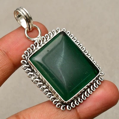 Ciondolo gioiello in argento sterling 925 fatto a mano con pietra preziosa... - Immagine 1 di 4