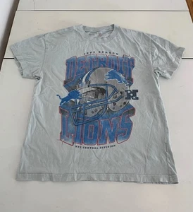Detroit Lions Shirt Large Gray Abercrombie Fitch NFL Football Retro Sportswear - Picture 1 of 8