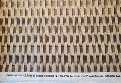 Basketweave Fabric Cathe Holden's Outdorsey Cotton Quilt Moda BTY - Image 1 of 4