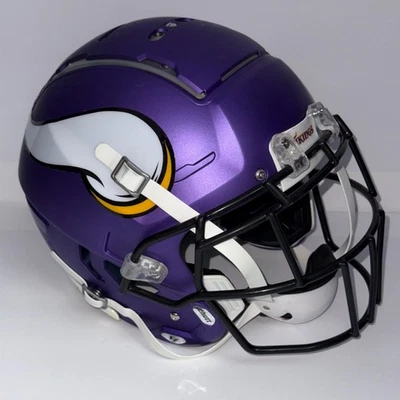 Casco Schutt F7 VTD Grande Edición Equipo Minnesota Vikings Edición Juego Usado Foto 1 de 4