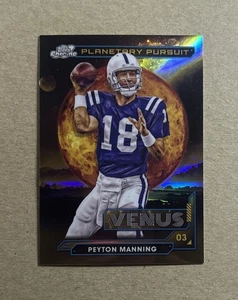 2024 Topps Chrome Cosmic Football Peyton Manning Venus SP Karte - Bild 1 von 2