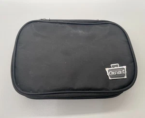 Caboodle schwarz weiche Seite Make-up Kosmetiktasche Reisekoffer Innenraum Aufbewahrung 8x5x2 - Bild 1 von 9