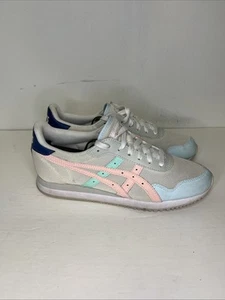 ASICS Tiger Runner Cream / Breeze Women’s 8.5 - Picture 1 of 8