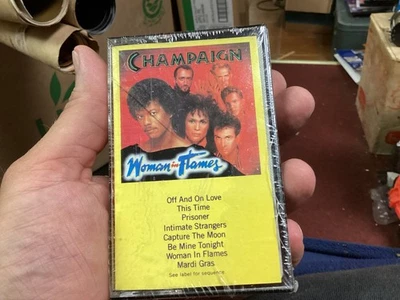 CHAMPAIGN: Woman in Flames Cassette Tape 1984 CBS Inc. New Sealed FCT 39365 C10 - Image 1 of 2