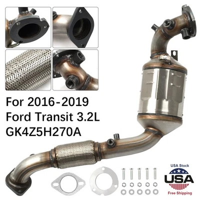 ​For Ford Transit 3.2L 2016-2019 DPF Stainless Steel Direct Fit Emission Legal​ Foto 1 de 4