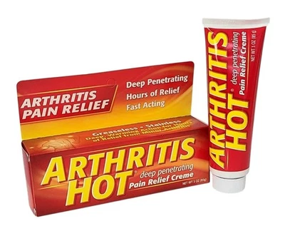 Arthritis Pain Relief Cream HOT 3oz - Image 1 of 4