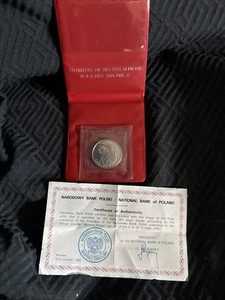 Poland 1982 100 Zlotych POPE JOHN PAUL II Silver Proof 1983 PAPAL VISIT Complete - Picture 1 of 6