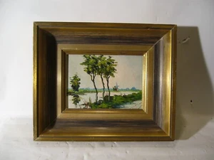 Hendrik Frauenfelder Vught Alkemade Dutch Painter Niederlande : Ölstudie Holland - Bild 1 von 9