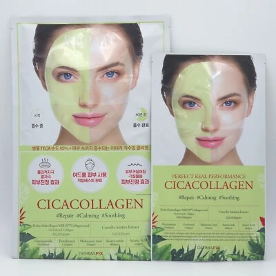 Dermafix Perfect Real Performance Cicacollagen Mask 23g x 8pcs Repair K-Beauty - Image 1 of 4
