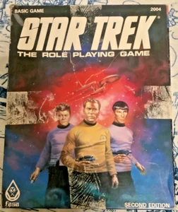 FASA 2nd Ed Star Trek Role Playing Game - STAR TREK BASIC GAME BOX SET - No Dice - Picture 1 of 7