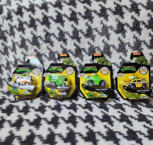 2023 Teenage Mutant Ninja Turtles Nickelodeon Shell Riders Set Of 4 - Picture 1 of 6