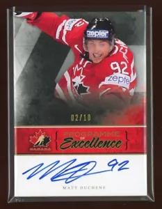 2010-11 The Cup Programme of Excellence #PEMD Matt Duchene 2/10 - Picture 1 of 1