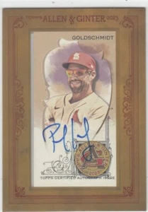 2023 Paul Goldschmidt Topps Allen & Ginter FRAMED MINI AUTO - PG Yankees - Foto 1 di 1
