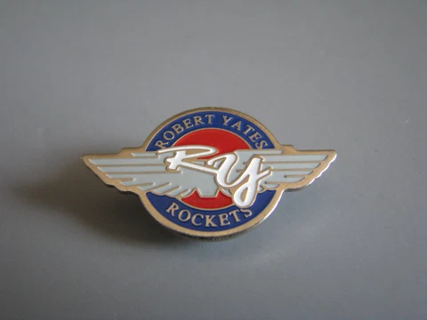 ROBERT YATES ROCKETS LOGO NASCAR RACING HAT PIN Cover