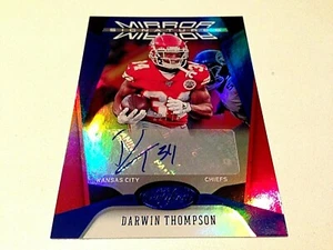 Darwin Thompson 2020 Panini Certified Mirror Signatures Blue Refr. Autograph#/75 - Bild 1 von 2
