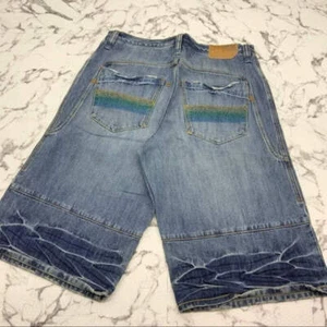 Men's Rocawear Mid Blue Wash Denim Shorts NWT - Picture 1 of 5