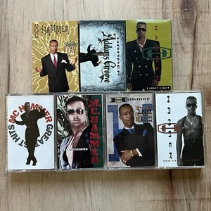 7x MC HAMMER Cassette Tape Lot: Too Legit To Quit Please Hammer Addams Groove - Picture 1 of 3