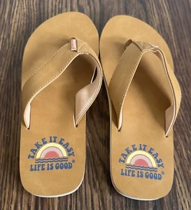 Sandali infradito Life Is Good Thong donna taglia 6 marroni take it easy spiaggia relax - Foto 1 di 6
