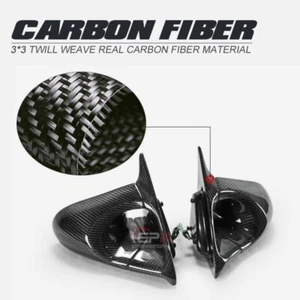 Carbon Fiber Aero Mirror Ganador Rearview For 96-99 Glanza Startlet EP91 RHD - Bild 1 von 13