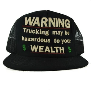 RETIREMENT Retired HAT NOVELTY Red FUNNY JOKE Trucker Mesh Gag Truck Driver - Picture 1 of 5