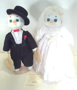 SELTENE Dolly Dingle Puppen Braut Bräutigam Katzen Goebel Trevor Tingle Daphine Dingle '92 - Bild 1 von 12