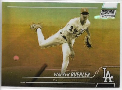 2022 Topps Stadium Club Walker Buehler #122 Gold Minted SP Case Hit Dodgers - Image 1 of 2