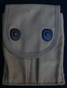 WWI US Army USMC M1911 Colt .45 Automatic Magazine Pouch PB Co. Aug 1918 Wartime - Picture 1 of 7