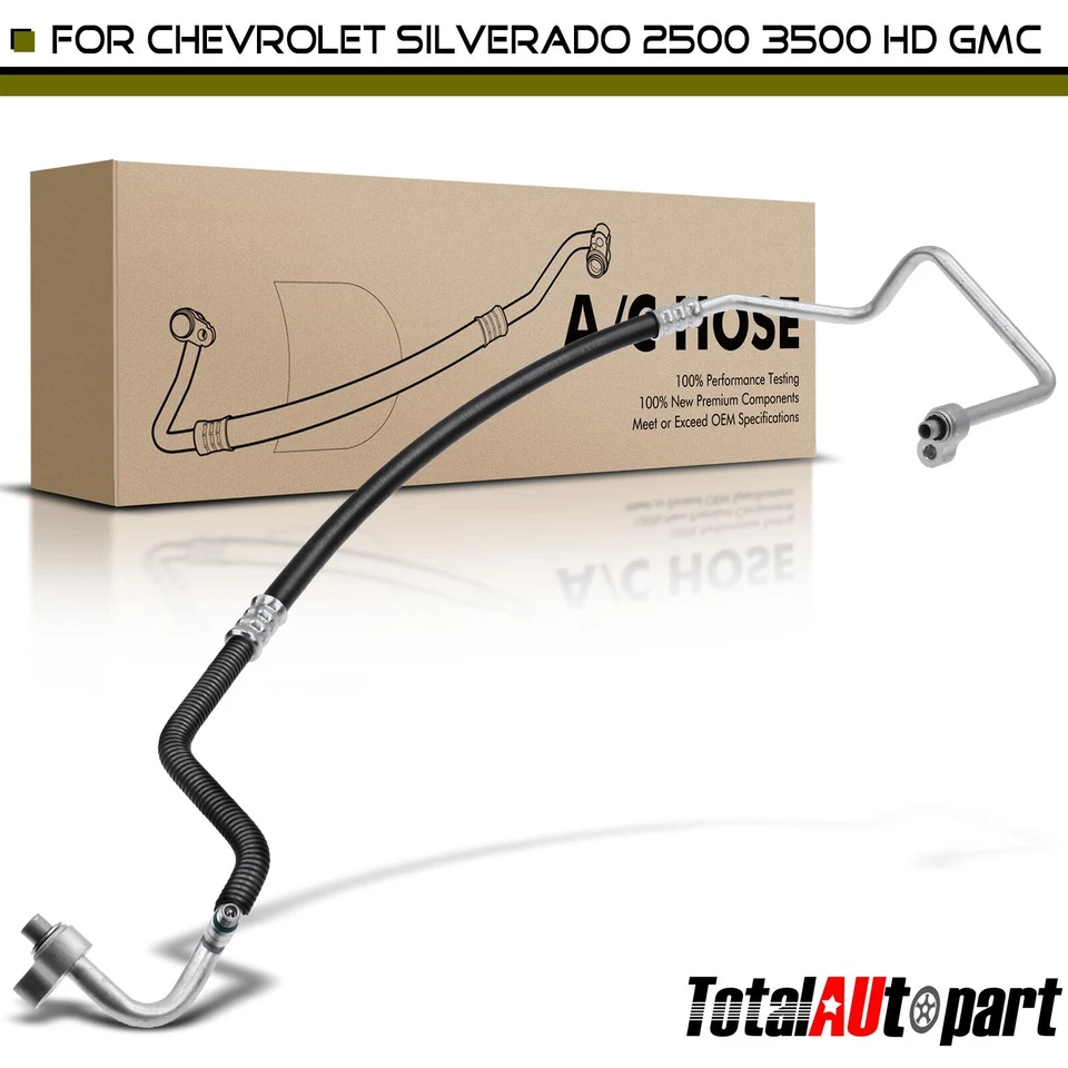 Línea de descarga de manguera de aire acondicionado para Chevy Silverado 2500 HD 3500 HD GMC Sierra 2500 HD Foto 1 de 4