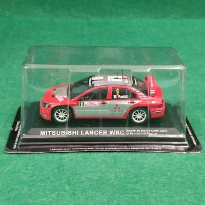 Die cast 1/43 Modellino MITSUBISHI LANCER WRC 2004 Monte Carlo Panizzi rally  🔺 - Immagine 1 di 4