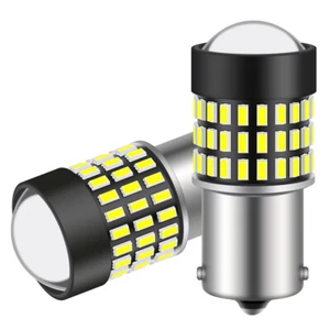 2x Bright White LED for MTD lawn tractor head light bulb BA15S 1156 bulbs mower - Picture 1 of 12
