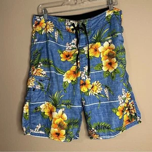 O’Neill Boardshorts Hawaii Größe 32 Blumenmuster Surfen Beachwear - Bild 1 von 7